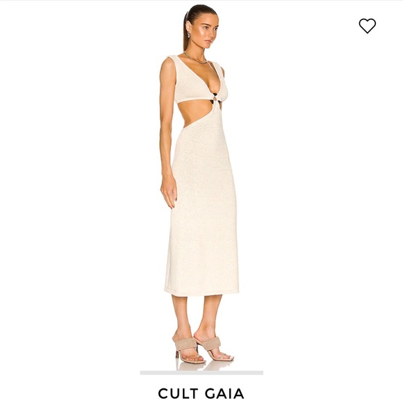 Cult Gaia Bank Knit Cut Out Dress - Picture 2 of 4
